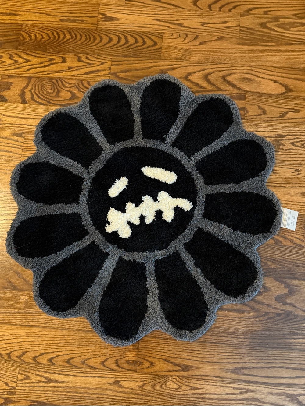 Flower Smiley Face Area Rug, Hypebeast Streetwear Home Decor